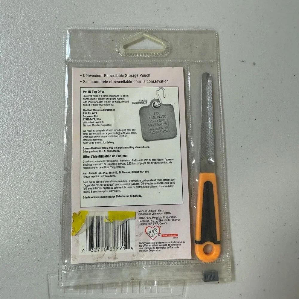 Hartz Professional Pet Pedicure Set Dog Nail Cutting Grooming Kit File Metal Pup
